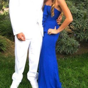 Jill Stuart Blue Prom Dress